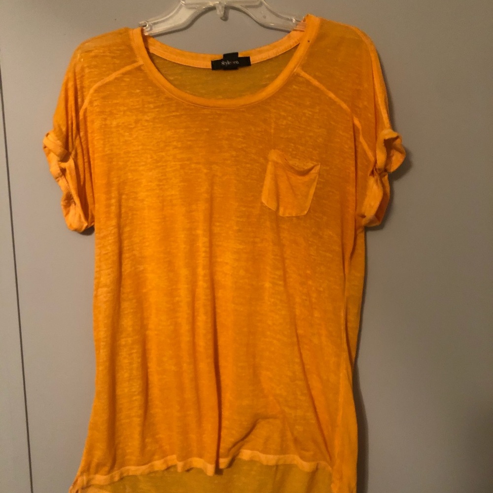 Orange top